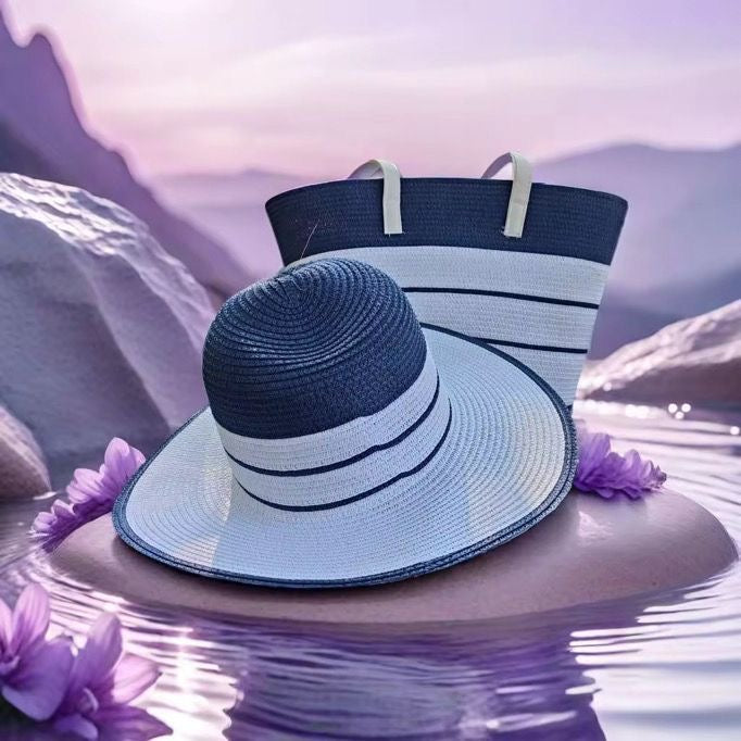 Sac et chapeau de plage