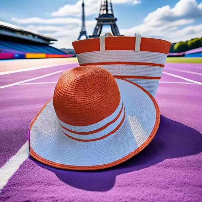 Sac et chapeau de plage