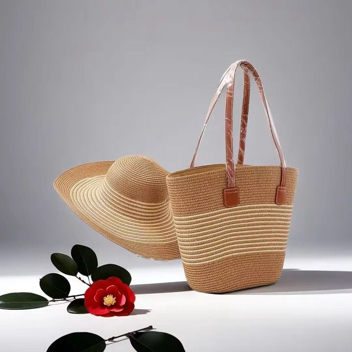 Sac et chapeau de plage