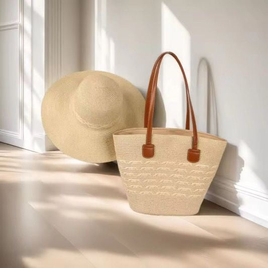 Sac et chapeau de plage