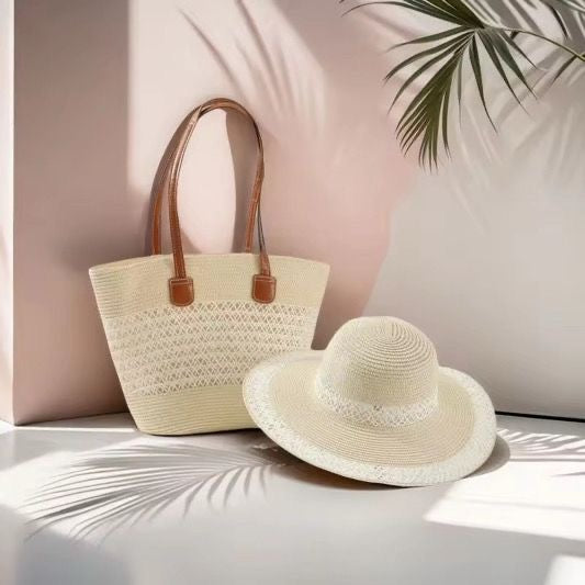 Sac et chapeau de plage